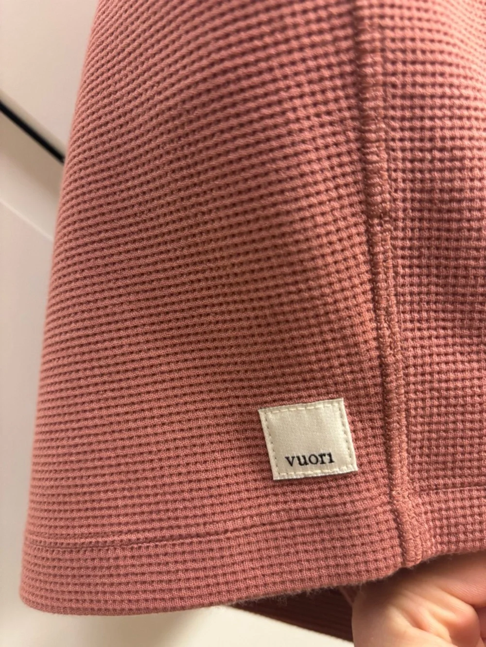 Vuori Waffle Knit Rust-Colored Cami Tank - Picture 5 of 5